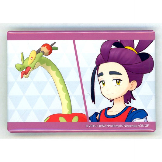 Kieran & Hydrapple Pokemon Pokemon Masters EX x Karaoke Manekineko Rectangle Button [USED]