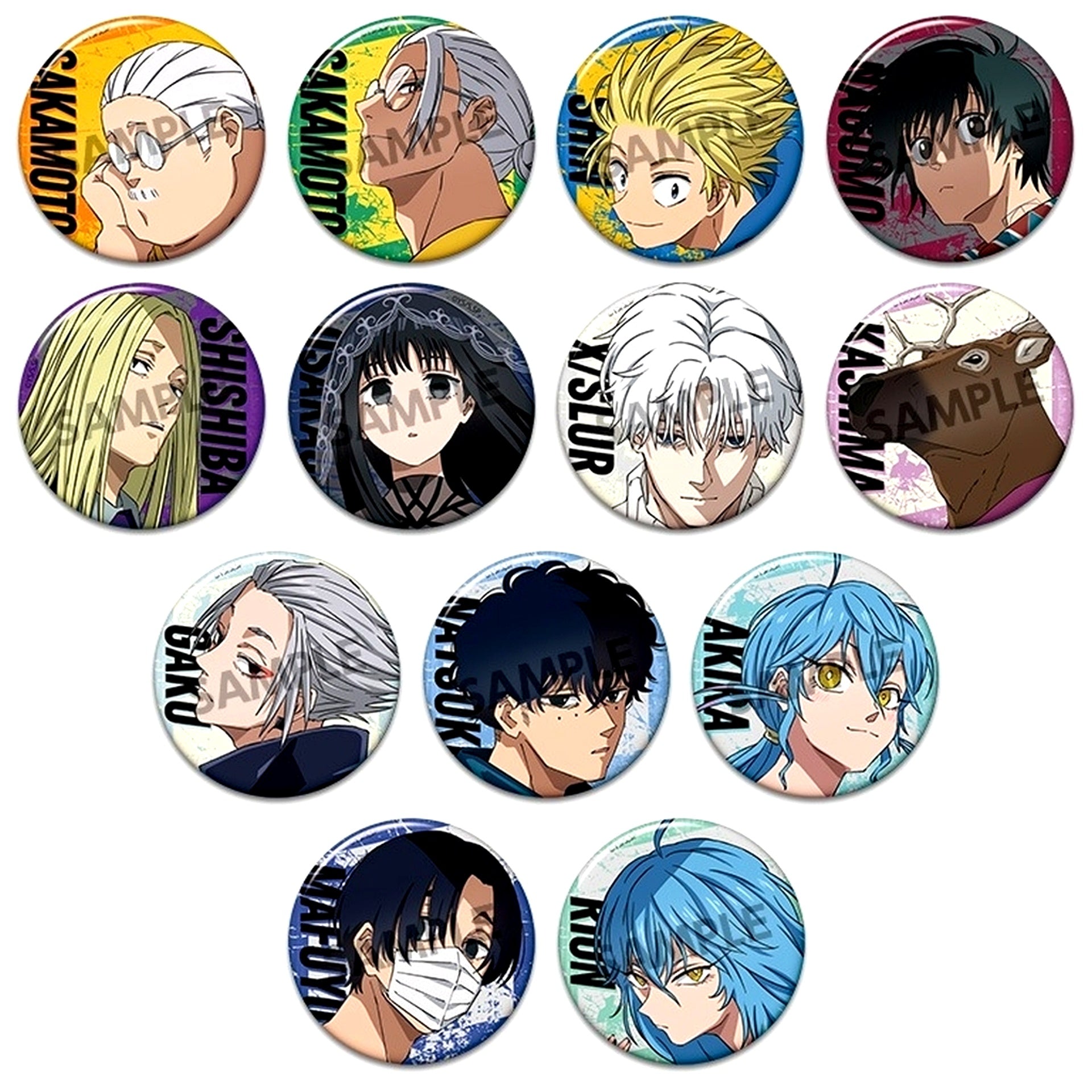 Set of 13 SAKAMOTO DAYS Button Collection Vol.3 [USED]