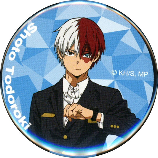 Shoto Todoroki My Hero Academia x Shizuoka Railway: HeroAca has come to Shizutetsu! 2025 Trading Button Badge Full Body Ver. [USED]