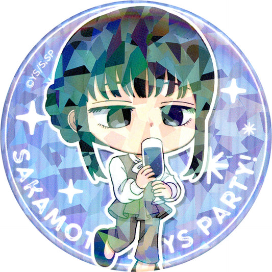 Osaragi Sakamoto Days Trading Hologram Button PARTY Ver. [USED]