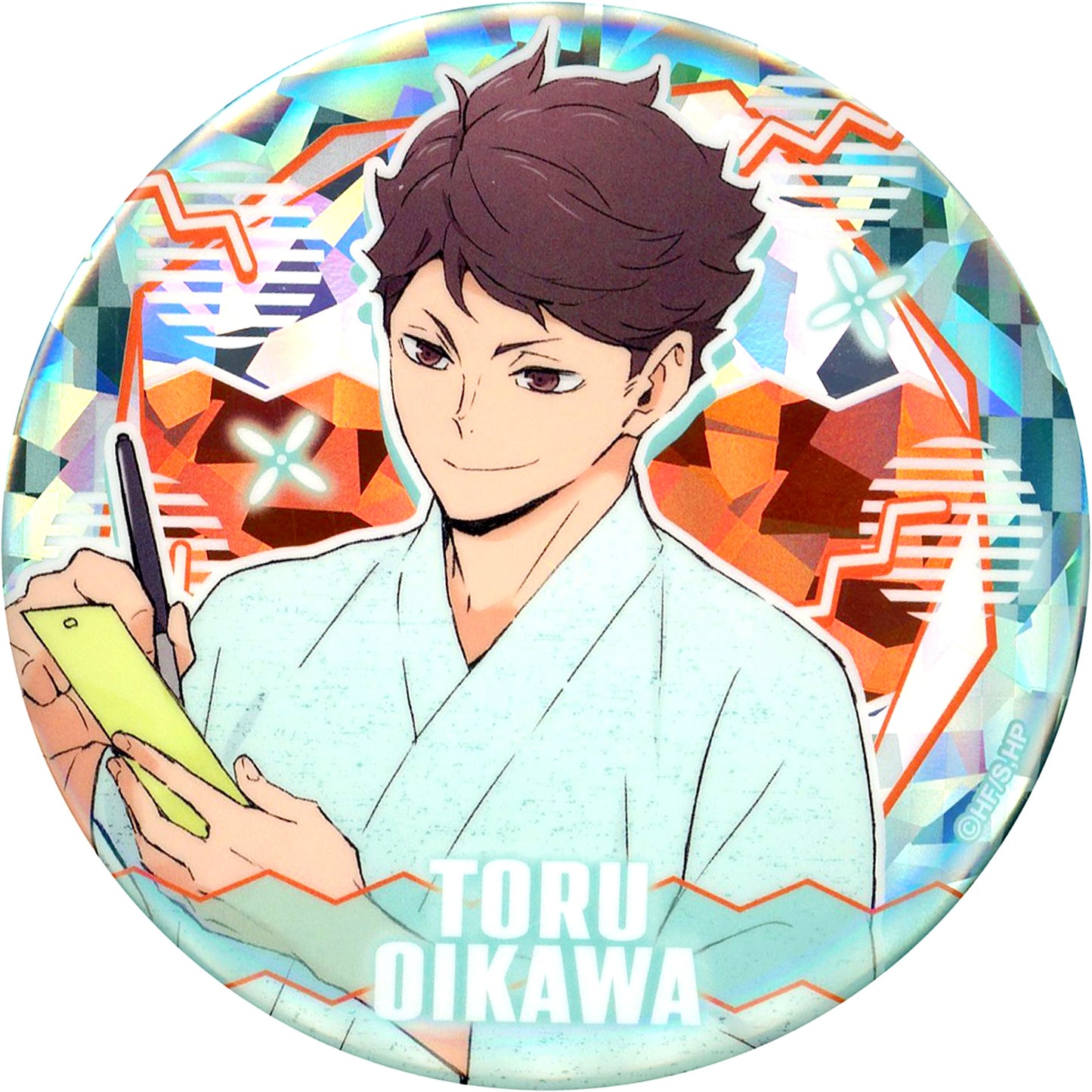 Toru Oikawa Haikyu!! Holo Processed Button Yukata Ver. Other Schools Haikyu!! Week 2025 [USED]