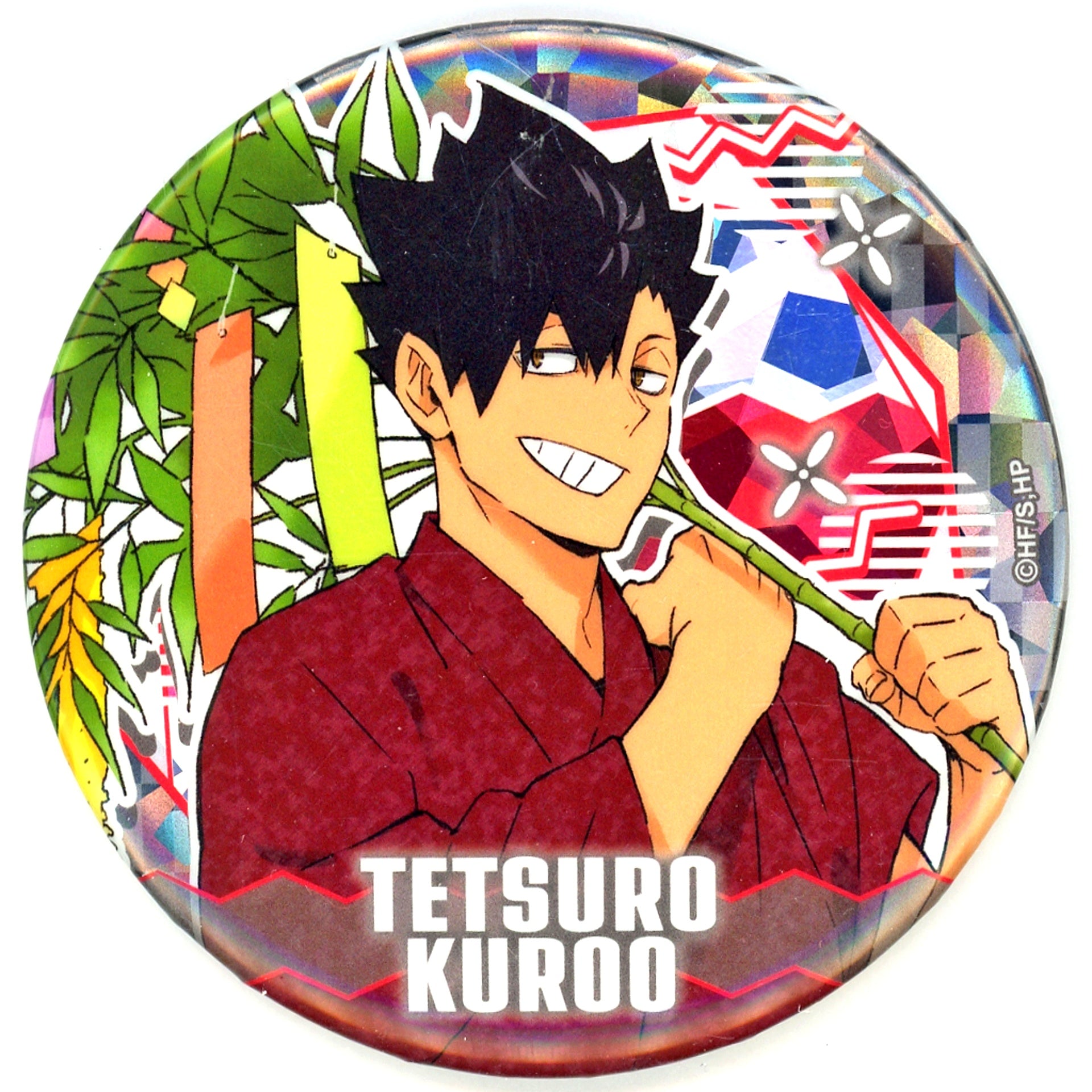 Tetsuro Kuroo Haikyu!! Week 2025 Holographic Button Yukata Ver. Other Schools [USED]