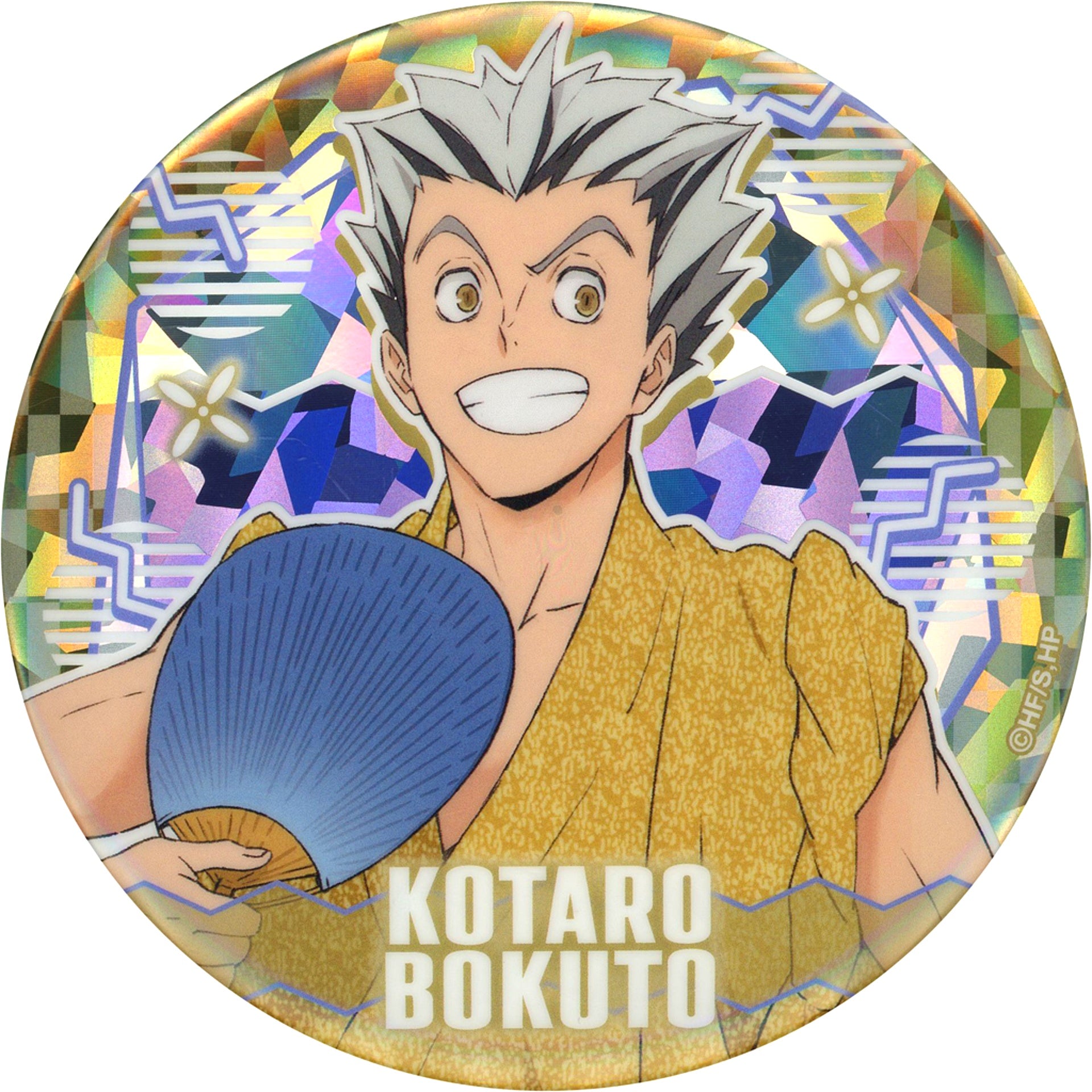 Kotaro Bokuto Haikyu!! Holo Processed Button Yukata Ver. Other Schools Haikyu!! Week 2025 [USED]