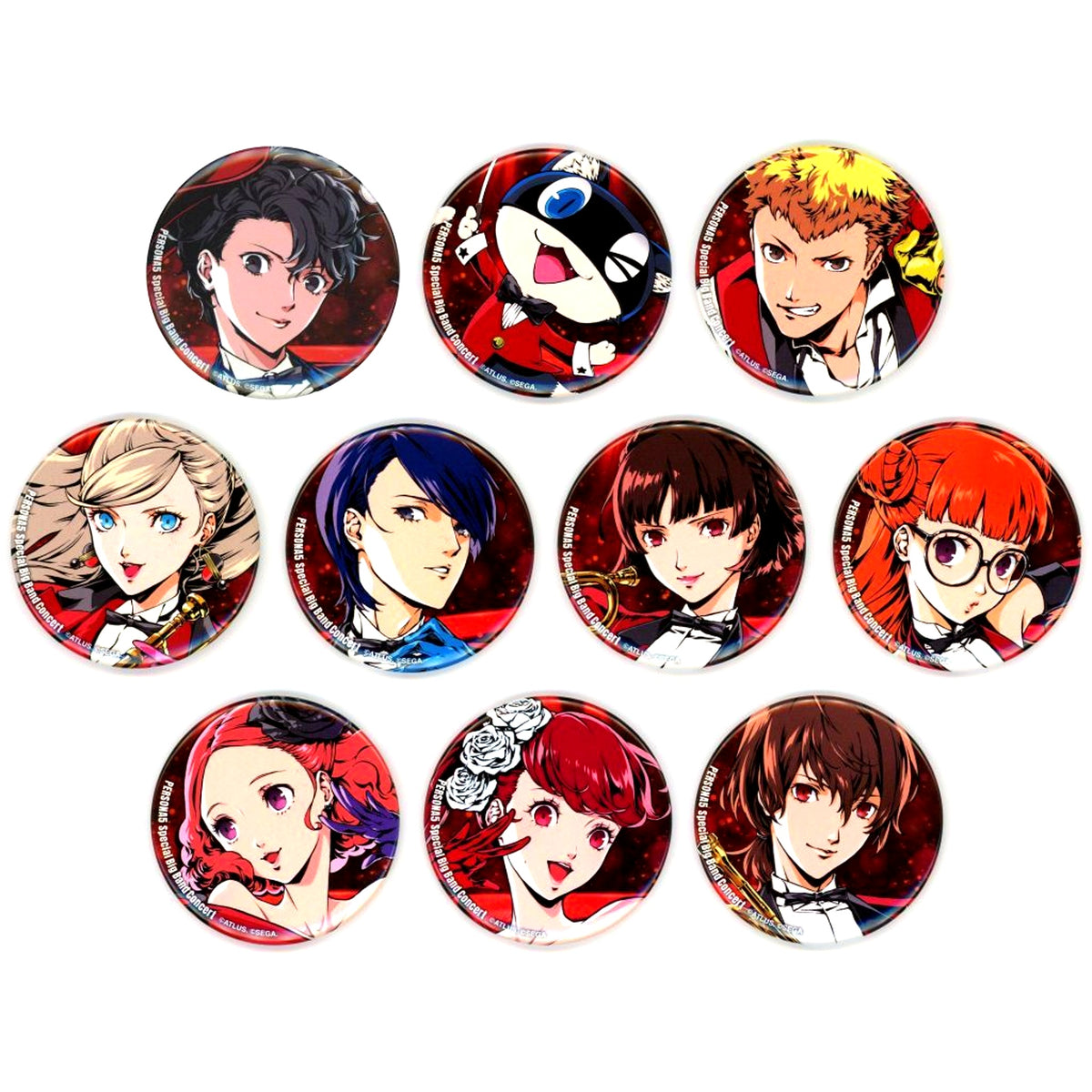 Protagonist Persona 5 Special Big Band Concert Random Button [USED]