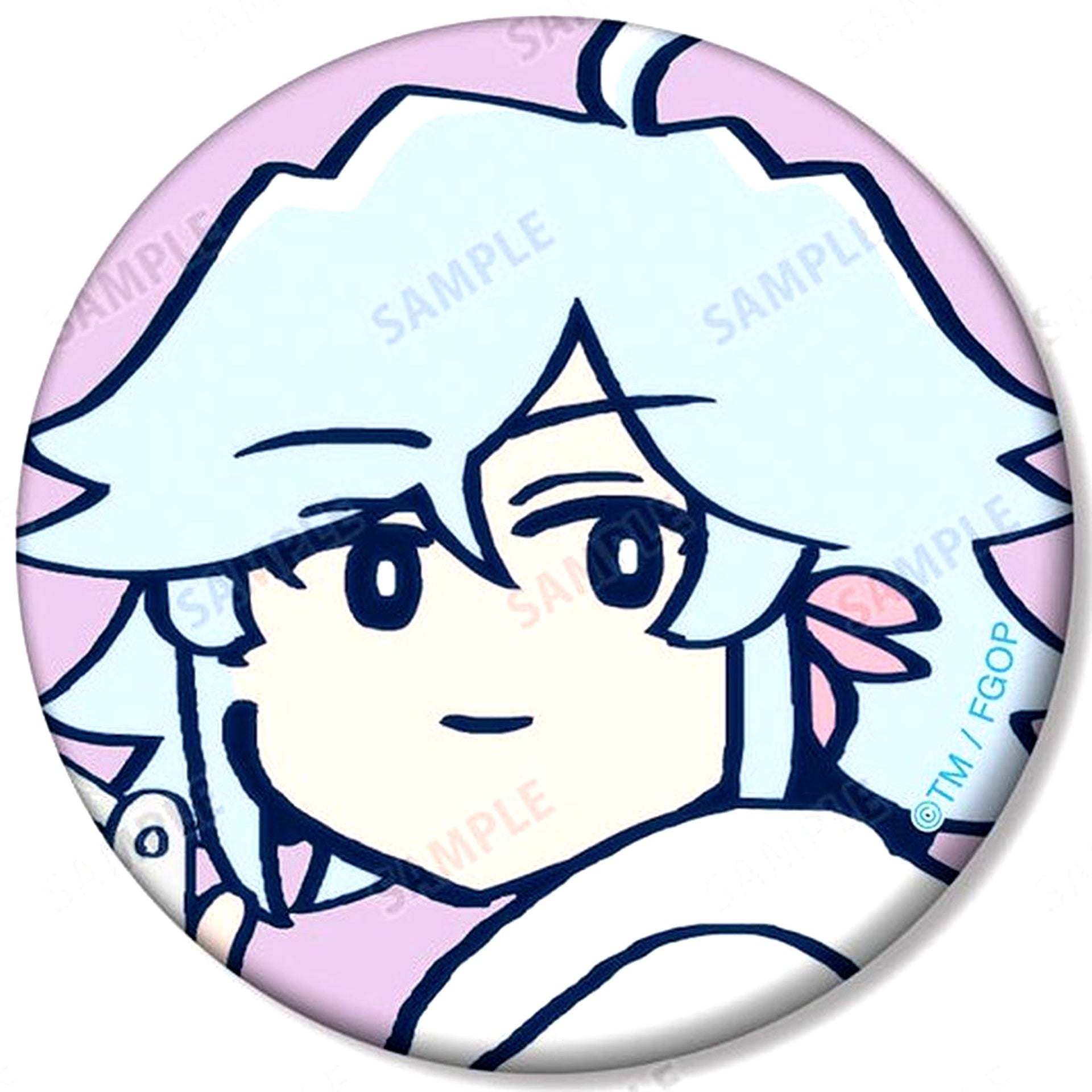 Merlin Anime Fate/Grand Order Fujimaru Ritsuka wa Wakaranai Trading Scene Shot Matte Button [USED]