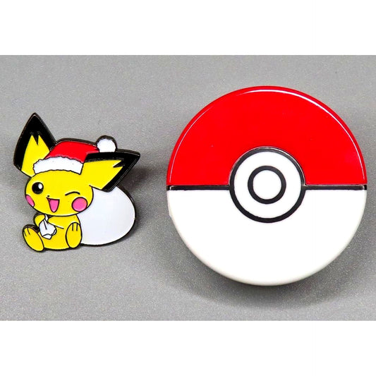 Pichu Pokemon 2000 Xmas Limited Pokeball Badge Xmas Special [USED]