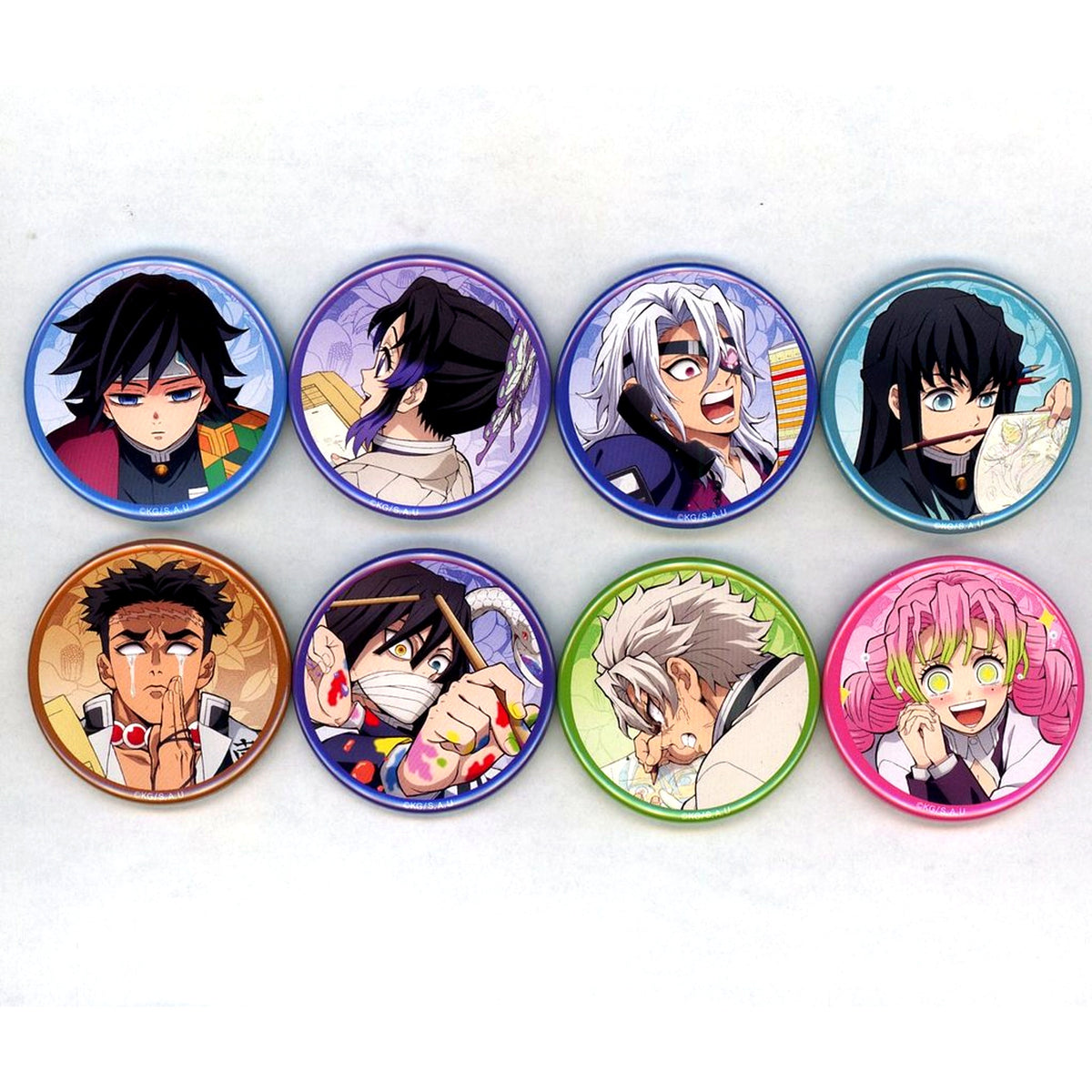 Single Item Hashira Group Button Set of 8 Demon Slayer Hashira Training Arc Commemorative Book Bonus [USED]