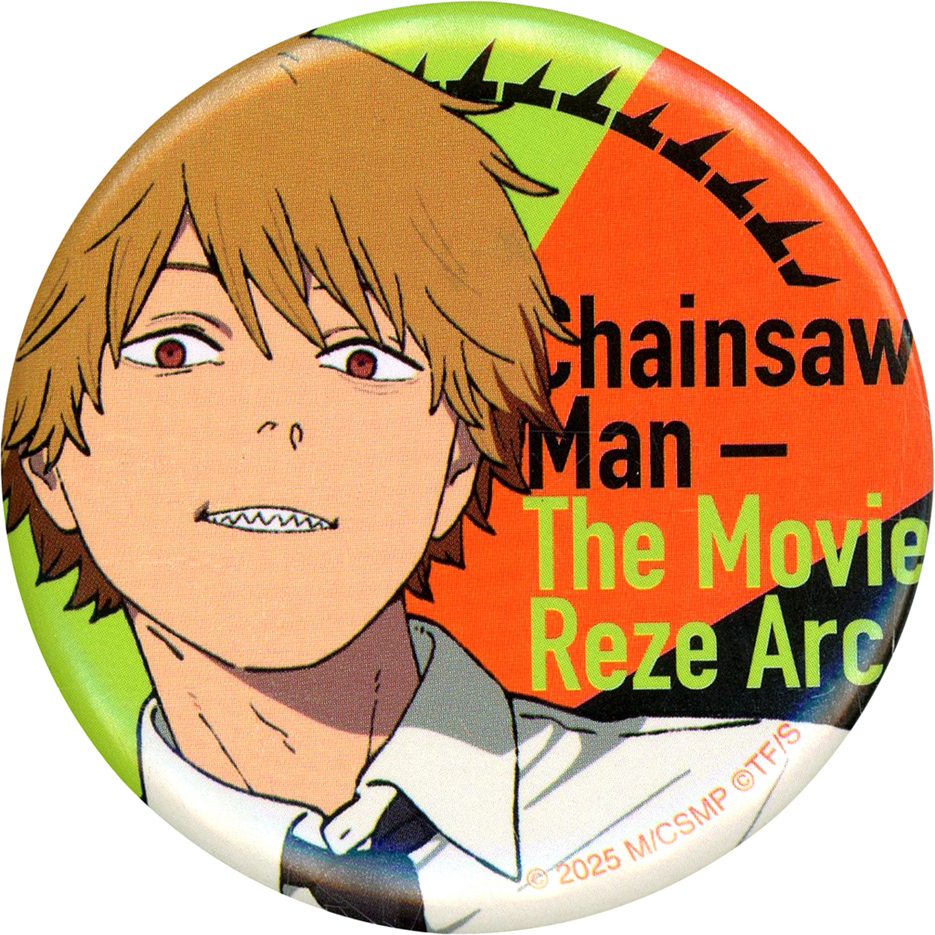 Denji Full Body Chainsaw Man The Movie: Reze Arc Button Collection A Theater Goods [USED]