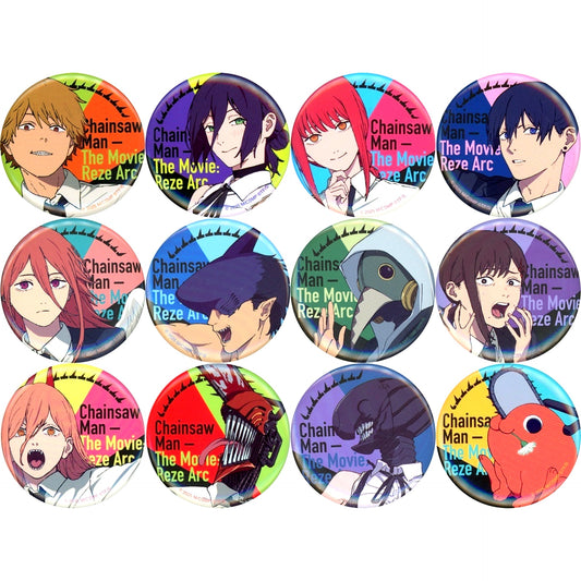 Set of 12 Chainsaw Man the Movie: Reze Arc Button Collection A Theater Goods [USED]