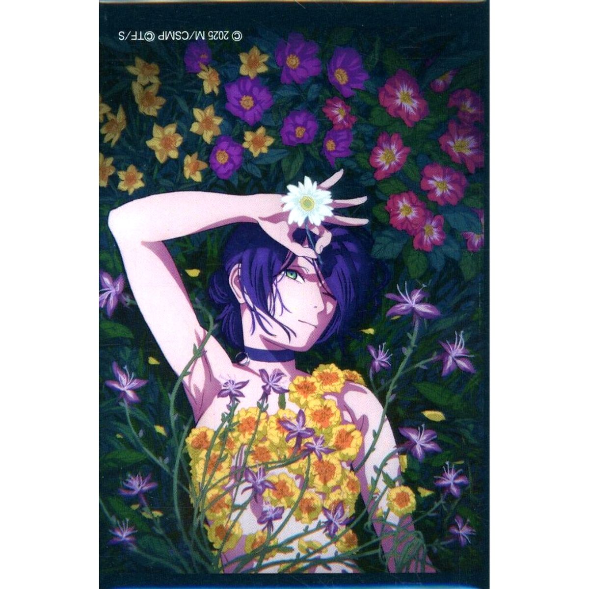 Reze Chainsaw Man Teaser Visual Square Button with Stand Reze Arc TOHO animation STORE Limited Goods Movie Ticket Advance Bonus [USED]