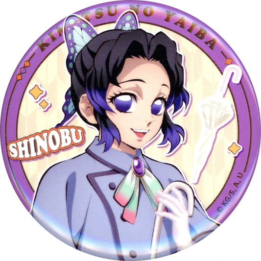 Shinobu Kocho Demon Slayer Relo Hotels Resorts Trading Button [USED]