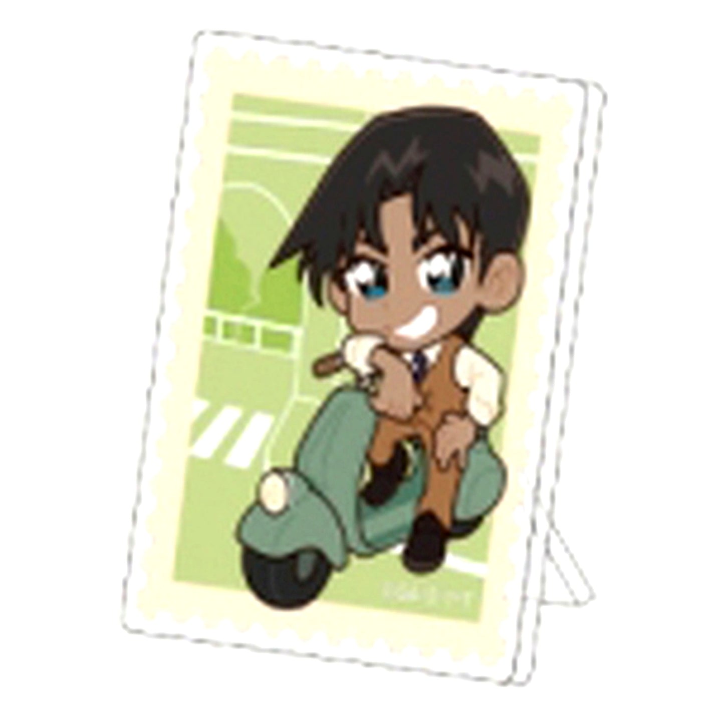 Heiji Hattori Detective Conan Trading Acrylic Button Stand weekend holiday Deformed [USED]