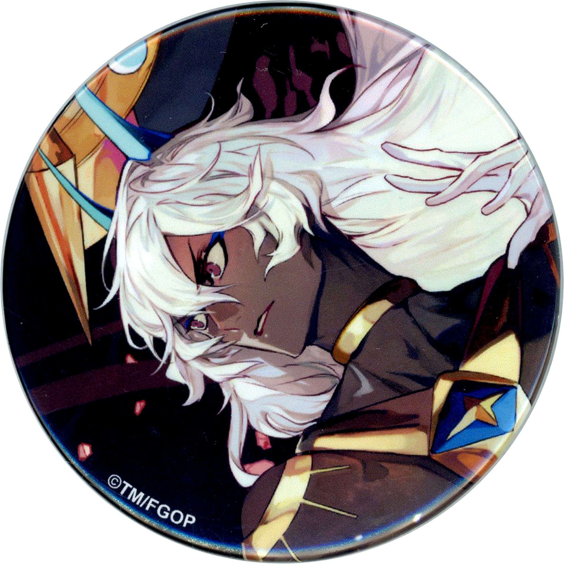 Arjuna Alter Fate/Grand Order Single Item Oyo Drawn Battle Image Illustration Button [USED]