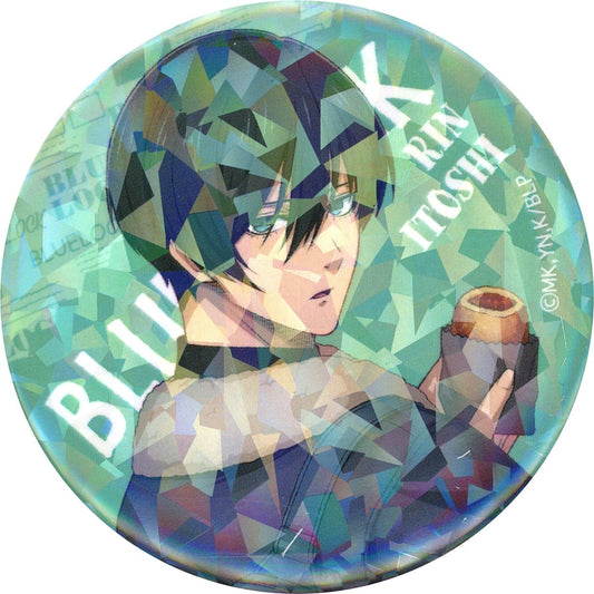 Rin Itoshi Blue Lock POP UP SHOP Freshly Baked Bread and Takeout Drinks in Tokyo Character Street Trading Hologram Button [USED]
