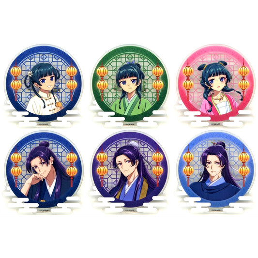 Set of 6 The Apothecary Diaries POP UP STORE in Hands Acrylic Stand Button Collection Autumn [USED]