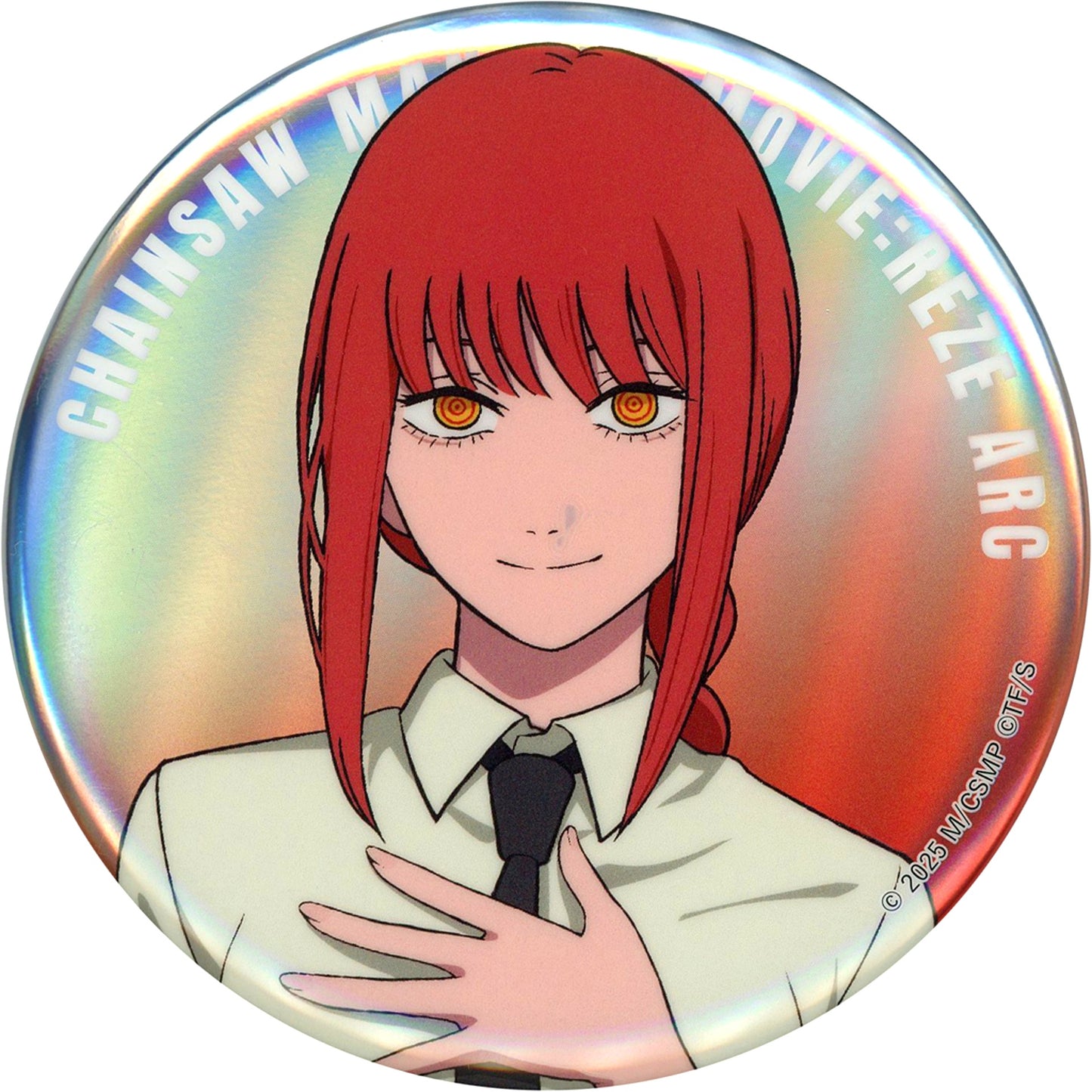 Makima Chainsaw Man The Movie Reze Arc Grand Exhibition at baseyard tokyo Trading Big Button Aurora Ver. 76mm [USED]