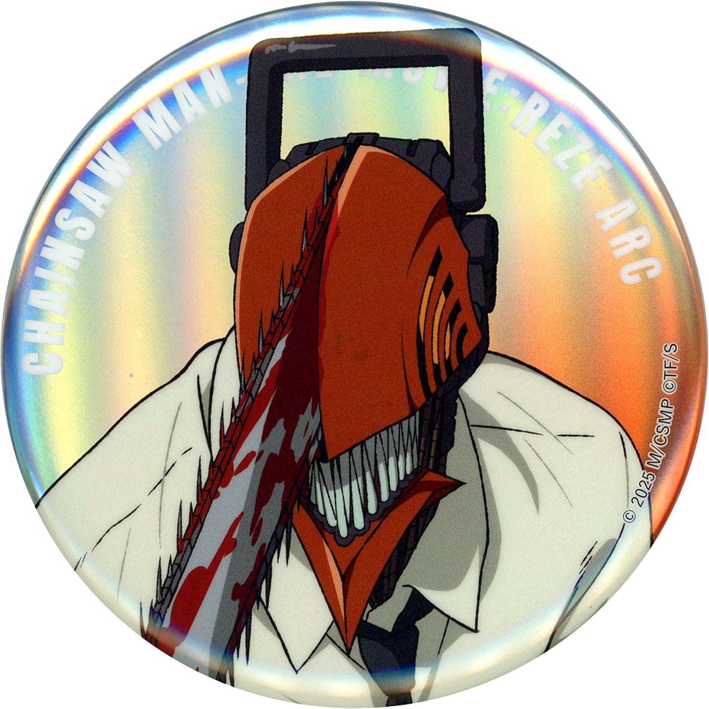 Chainsaw Man Chainsaw Man The Movie Reze Arc Grand Exhibition at baseyard tokyo Trading Big Button Aurora Ver. 76mm [USED]