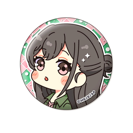 Miori Mito Rascal Does Not Dream of Santa Claus MuniChara Button [USED]