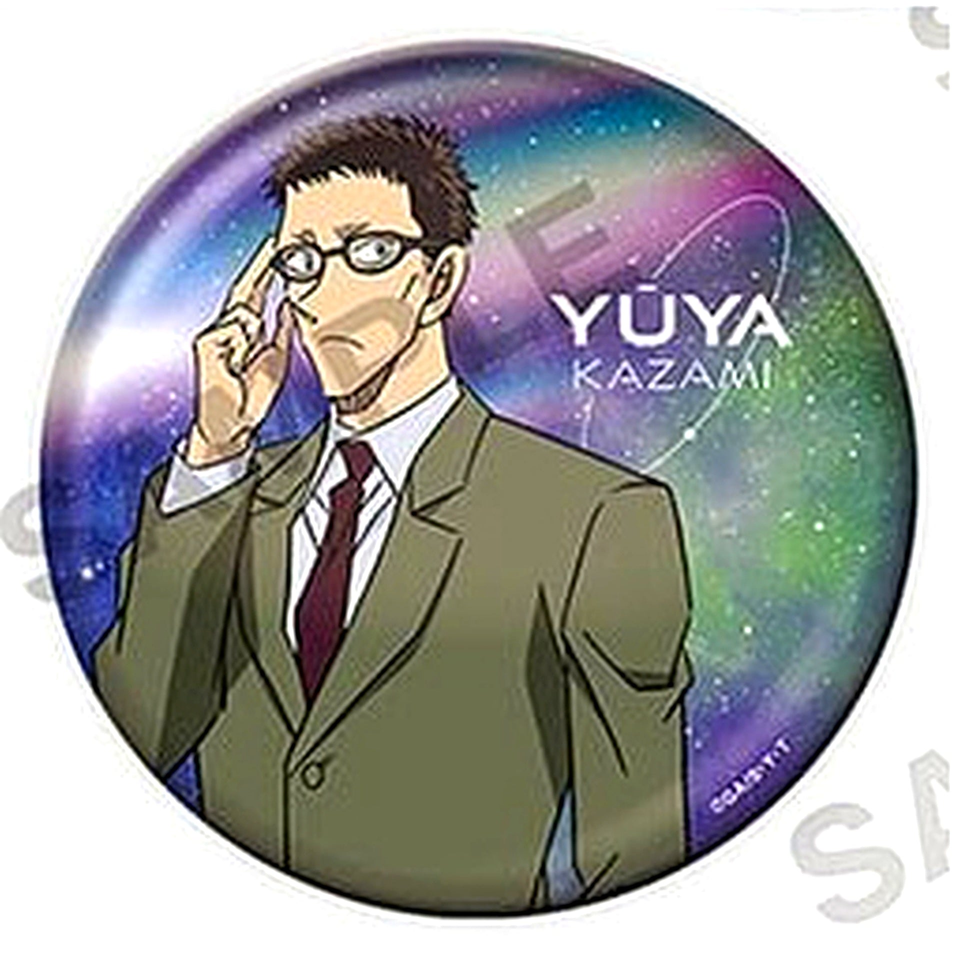 Yuya Kazami Detective Conan Big Glitter Random Button Galaxy Ver. [USED]