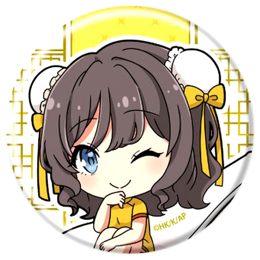 Sara Himeji No. 6 Rascal Does Not Dream of Santa Claus Button New & Redrawn Illustration No. 02 [USED]