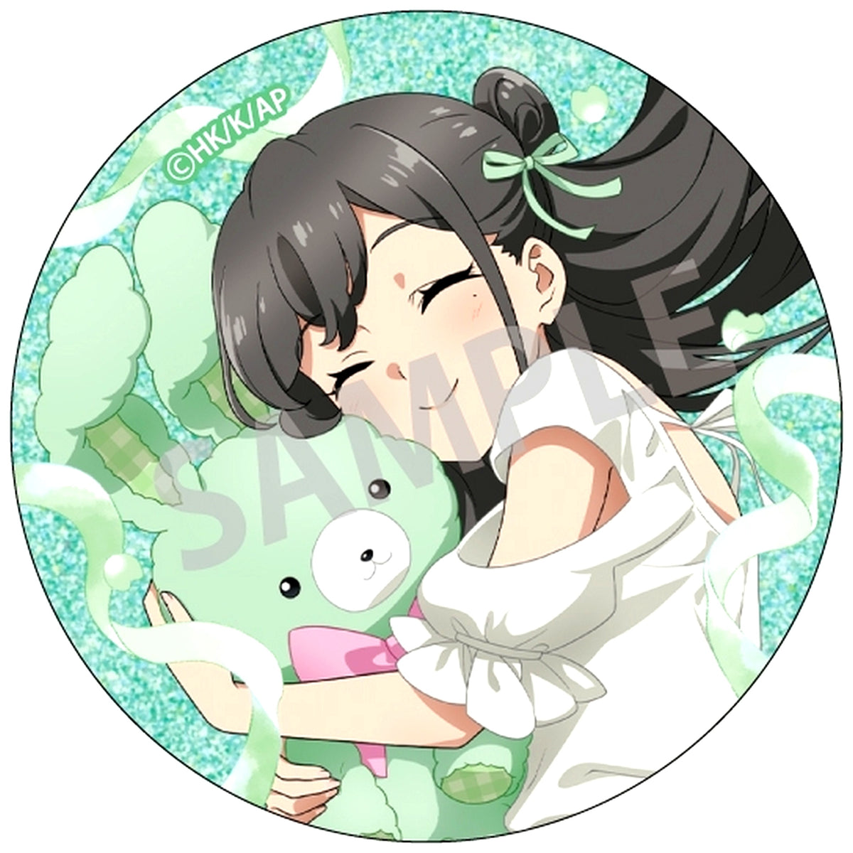 Miori Mito Rascal Does Not Dream of Santa Claus Trading Glitter Button Usanui Hug [USED]