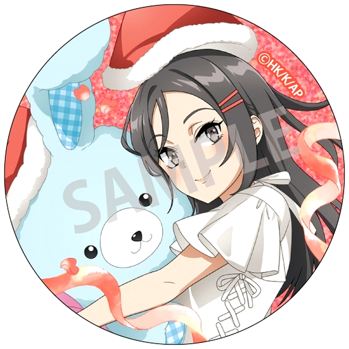 Mini Skirt Santa Rascal Does Not Dream of Santa Claus Trading Glitter Button Usanui Hug [USED]