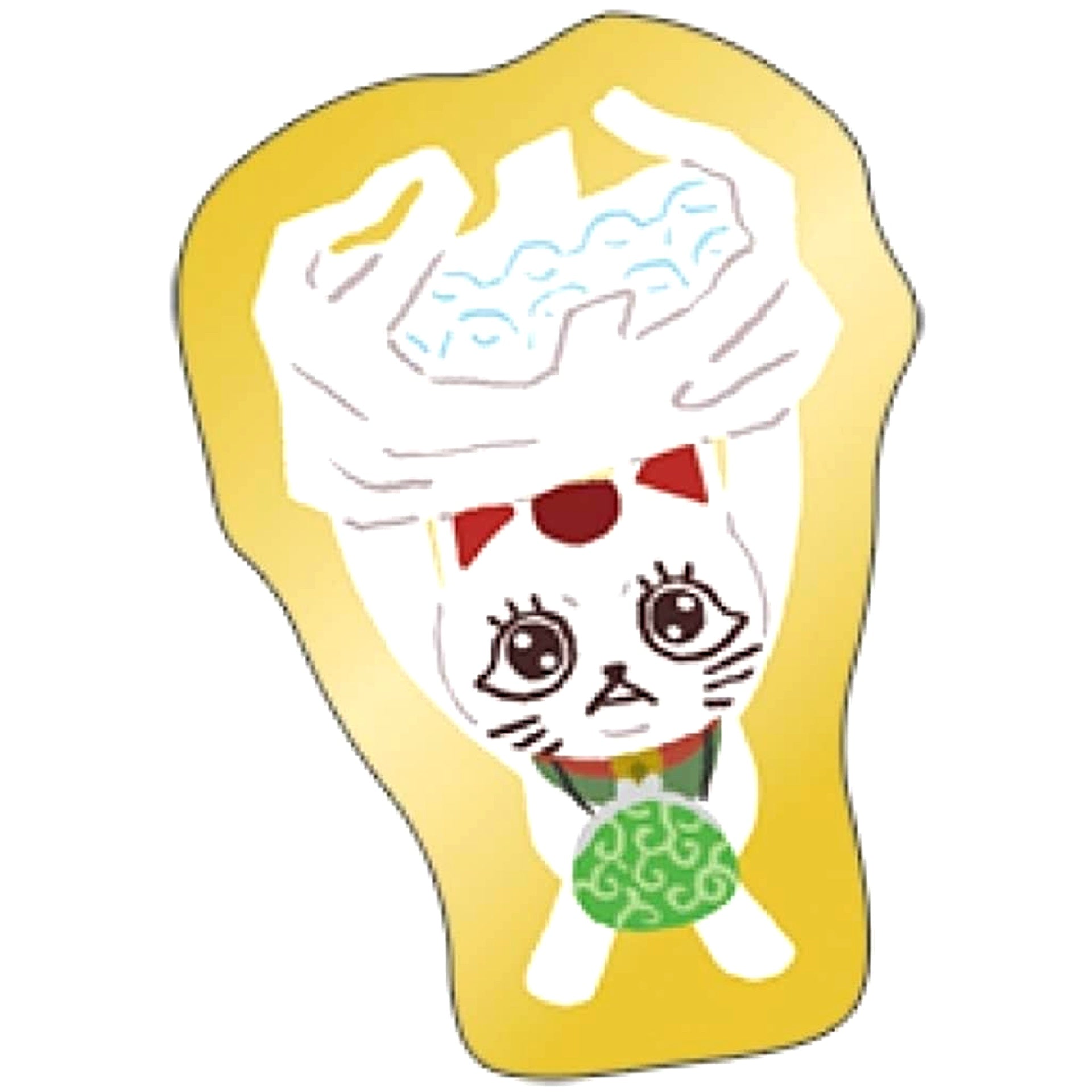 Dandadan Turbo Granny Maneki Neko Yuru Palette Pins [USED]
