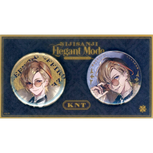 Fura Kanato Virtual YouTuber Nijisanji NIJISANJI Elegant Mode Type Kanato and Hibari Button Set [USED]