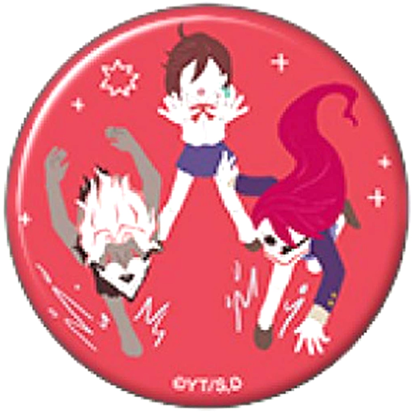 Dandadan Momo and Okarun and Aira Character Badge Collection Yuru Palette [USED]