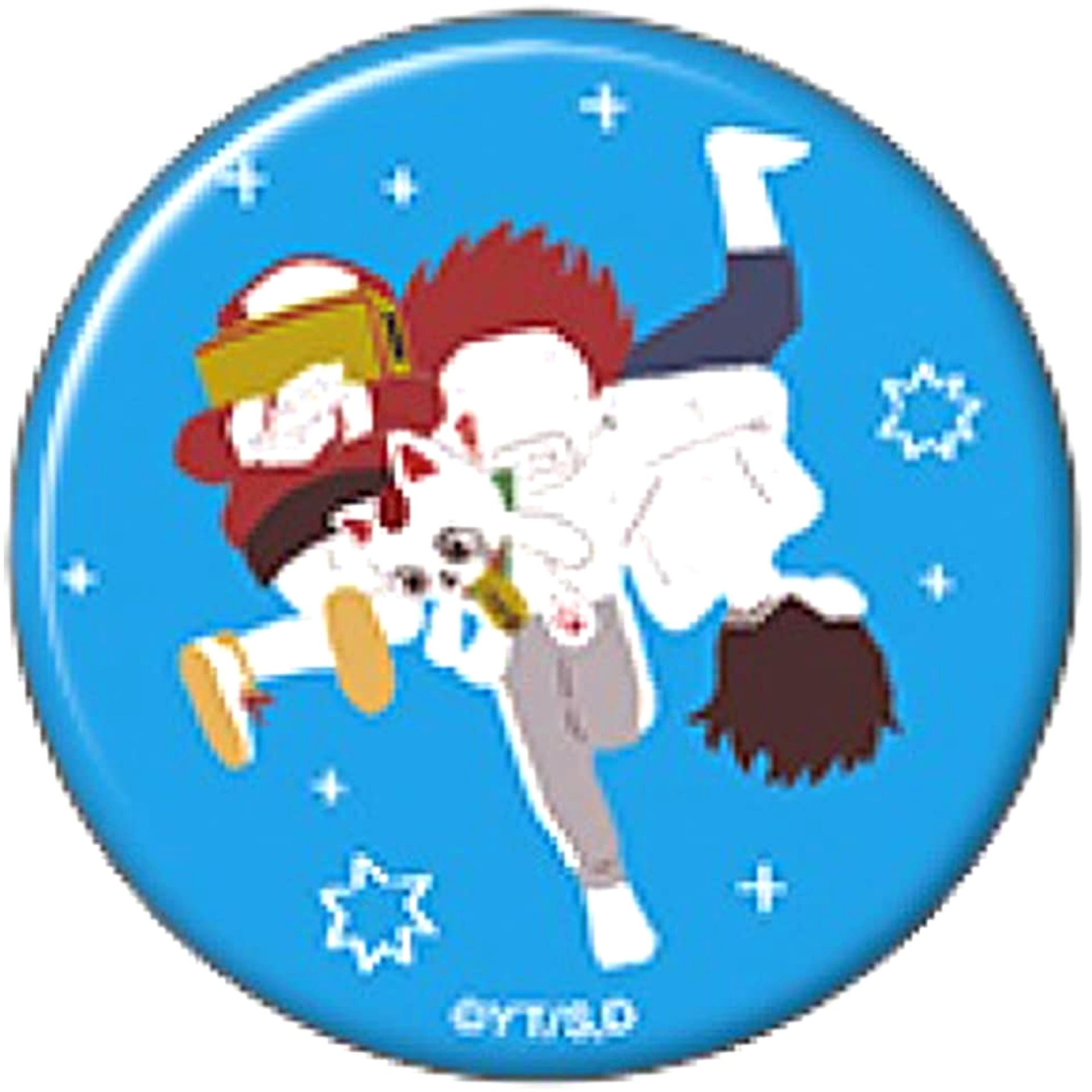 Dandadan Momo and Okarun and Jiji Character Badge Collection Yuru Palette [USED]