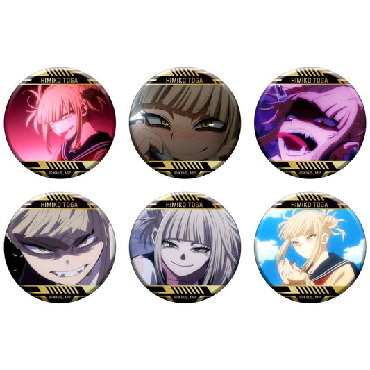 Set of 6 Himiko Toga My Hero Academia Button Collection [USED]