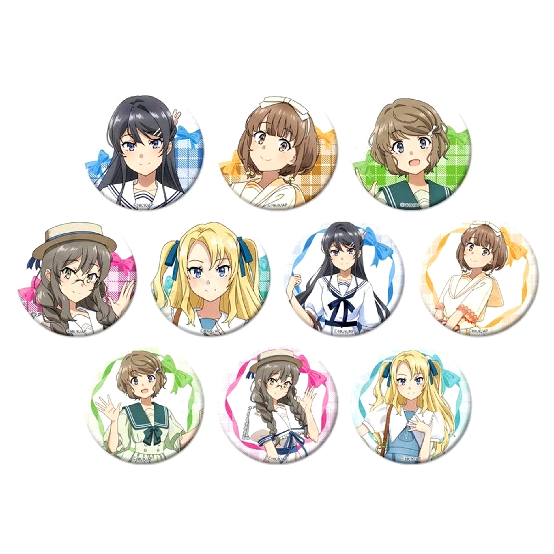 Set of 10 Rascal Does Not Dream Series Trading Button Sailor Dress [USED]