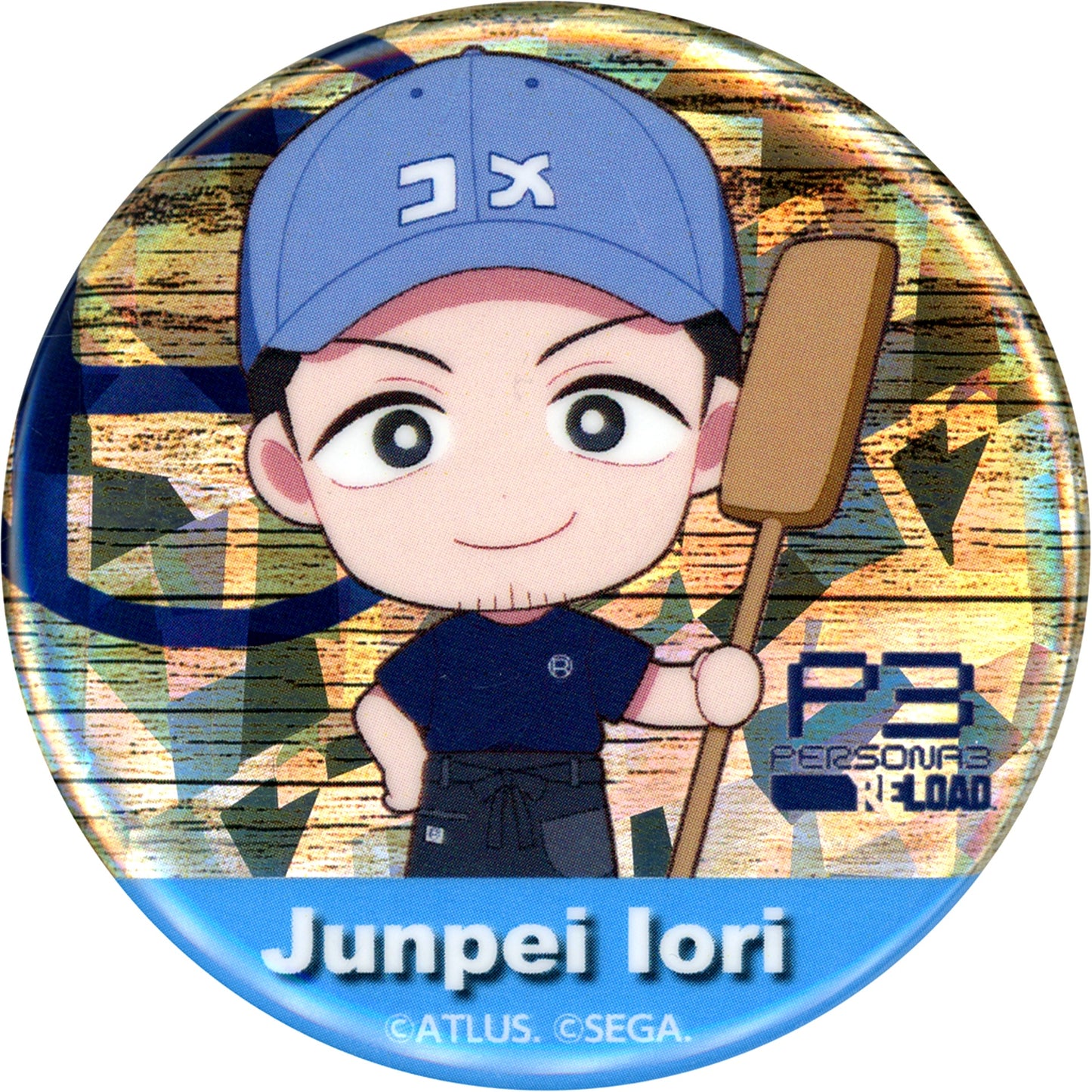 Junpei Iori Persona 3 Reload Persona 5 The Royal Hologram Button P3R R Baker Collaboration Cafe [USED]