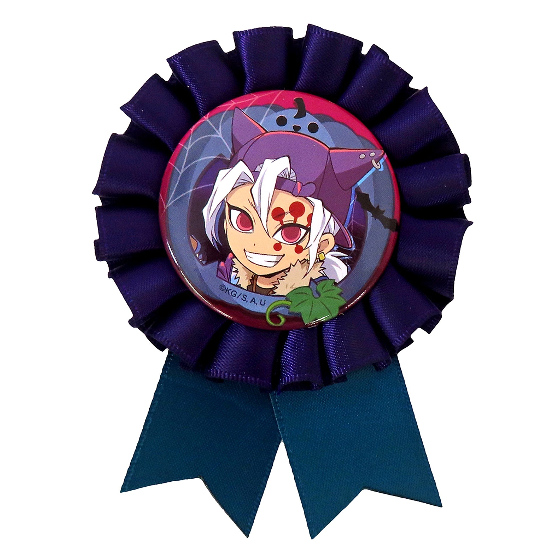 Tengen Uzui Demon Slayer: Kimetsu no Yaiba ufotable Cafe Machi Asobi CAFE ufotable DINING Halloween Event 2025 Random Corsage Style Badge A [USED]