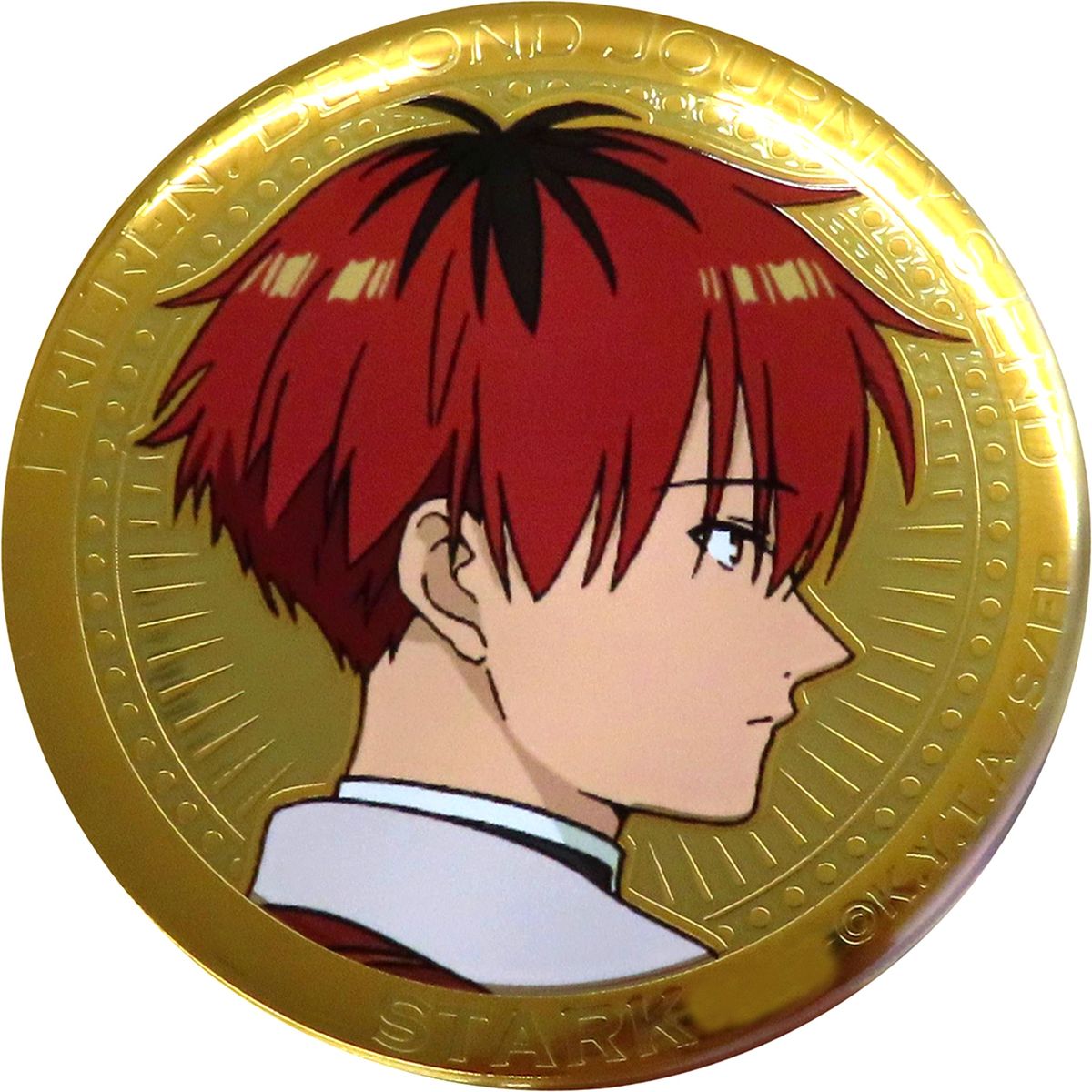 Stark Frieren: Beyond Journey's End Trading Gold Coin Button [USED]