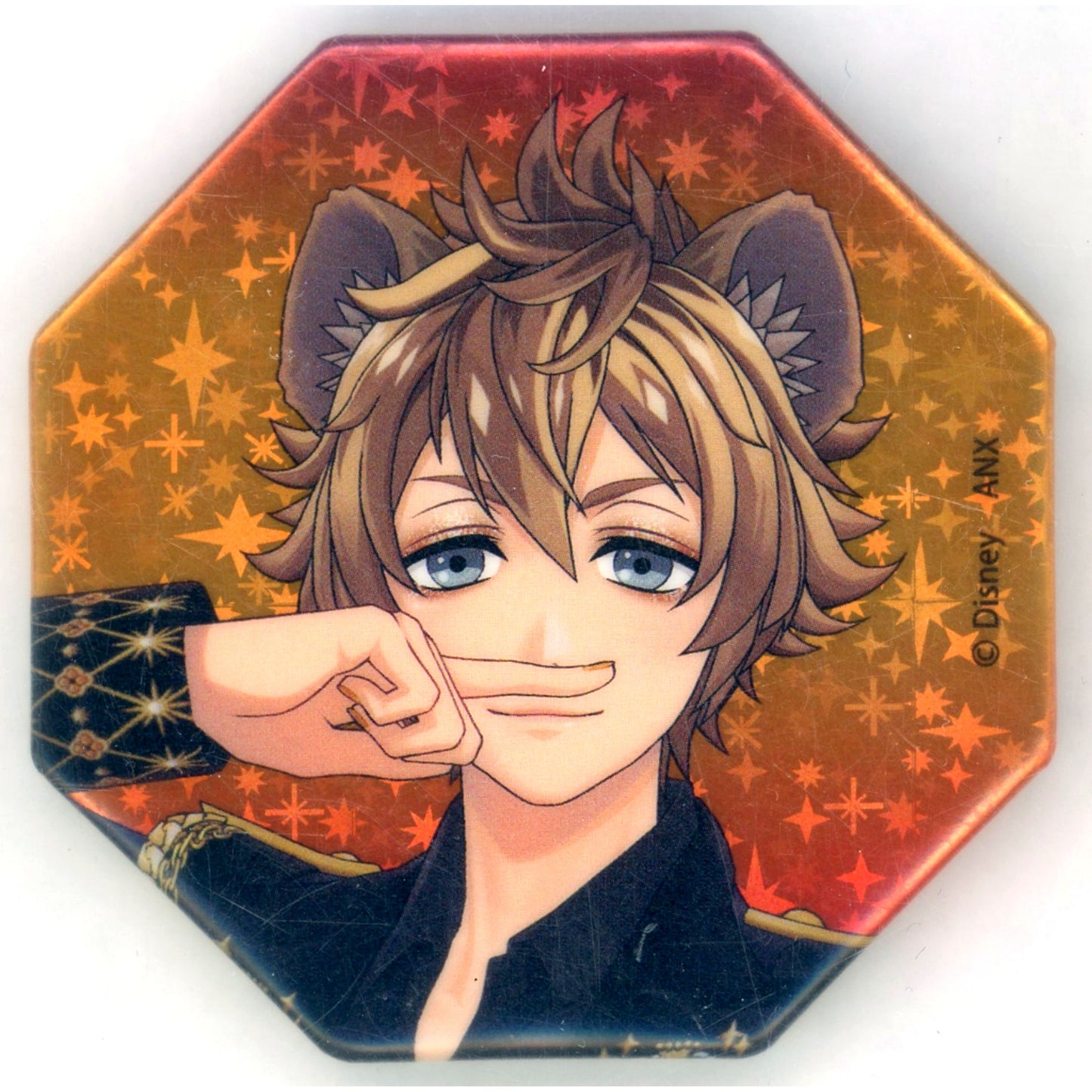 Ruggie Bucchi Disney Twisted-Wonderland Random Hologram Button Vol. 1 3D Magical Live -Blazing Jewel- [USED]