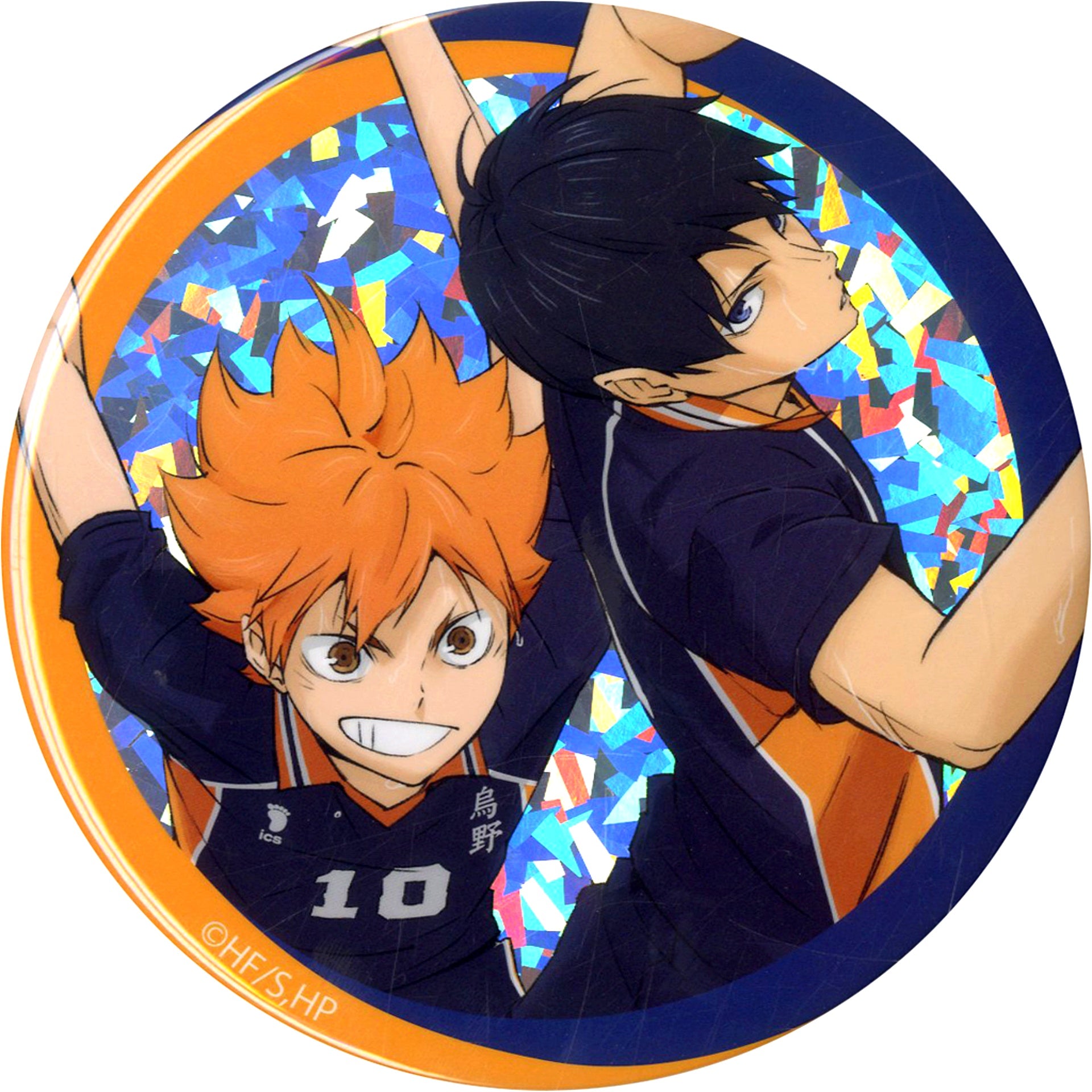 Shoyo Hinata & Tobio Kageyama Haikyu!! BIG Button with Stand x Avail [USED]