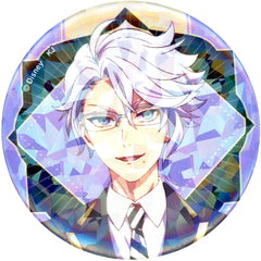Azul Ashengrotto Disney Twisted-Wonderland The Animation Trading Hologram Button Dorm Leader Ver. [USED]
