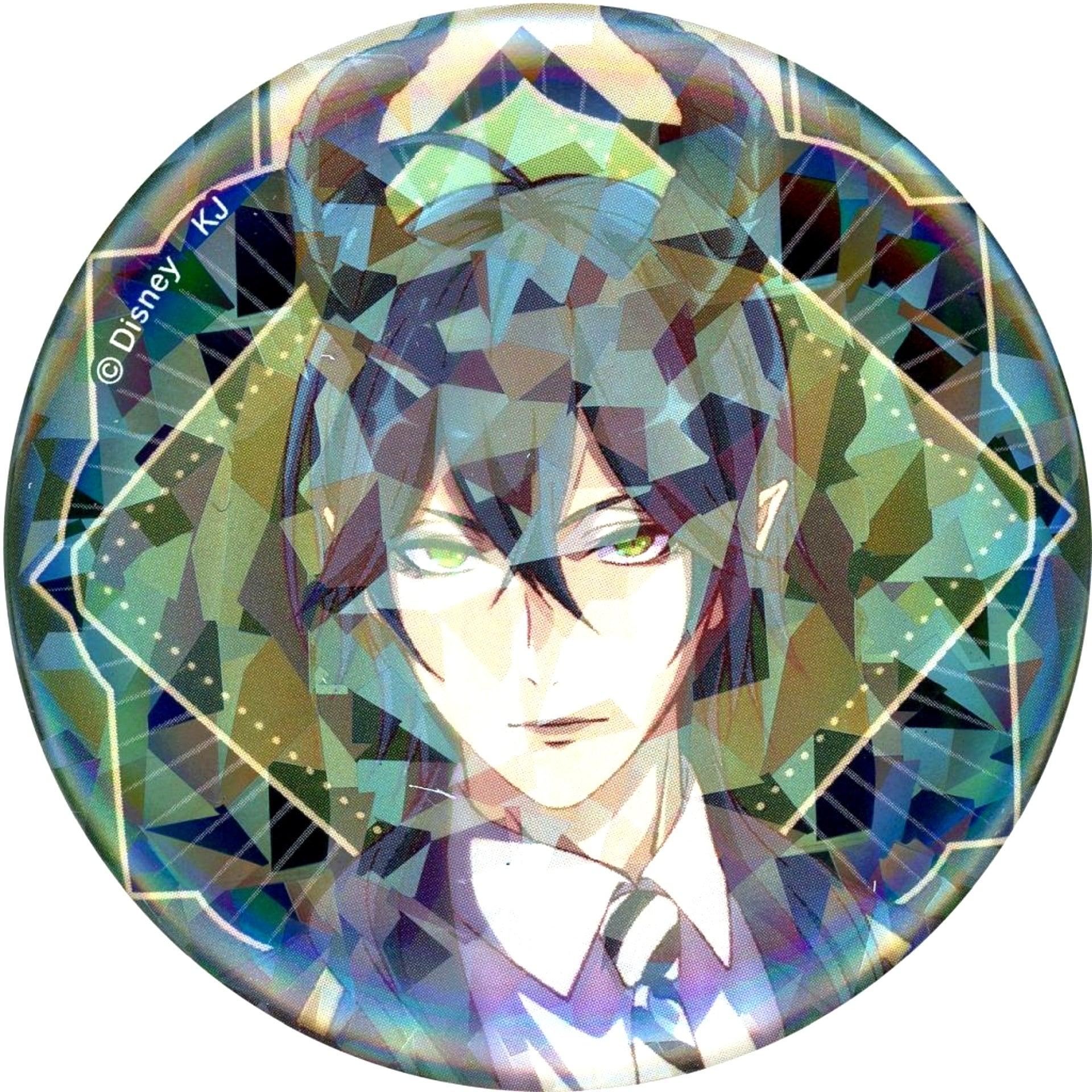 Malleus Draconia Disney Twisted Wonderland The Animation Trading Hologram Button Dormitory Head Ver. [USED]