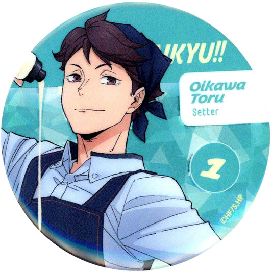Toru Oikawa Haikyu!! Trading Hologram Button Ootoya Lead to Victory Power Meal! Collabo Campaign [USED]
