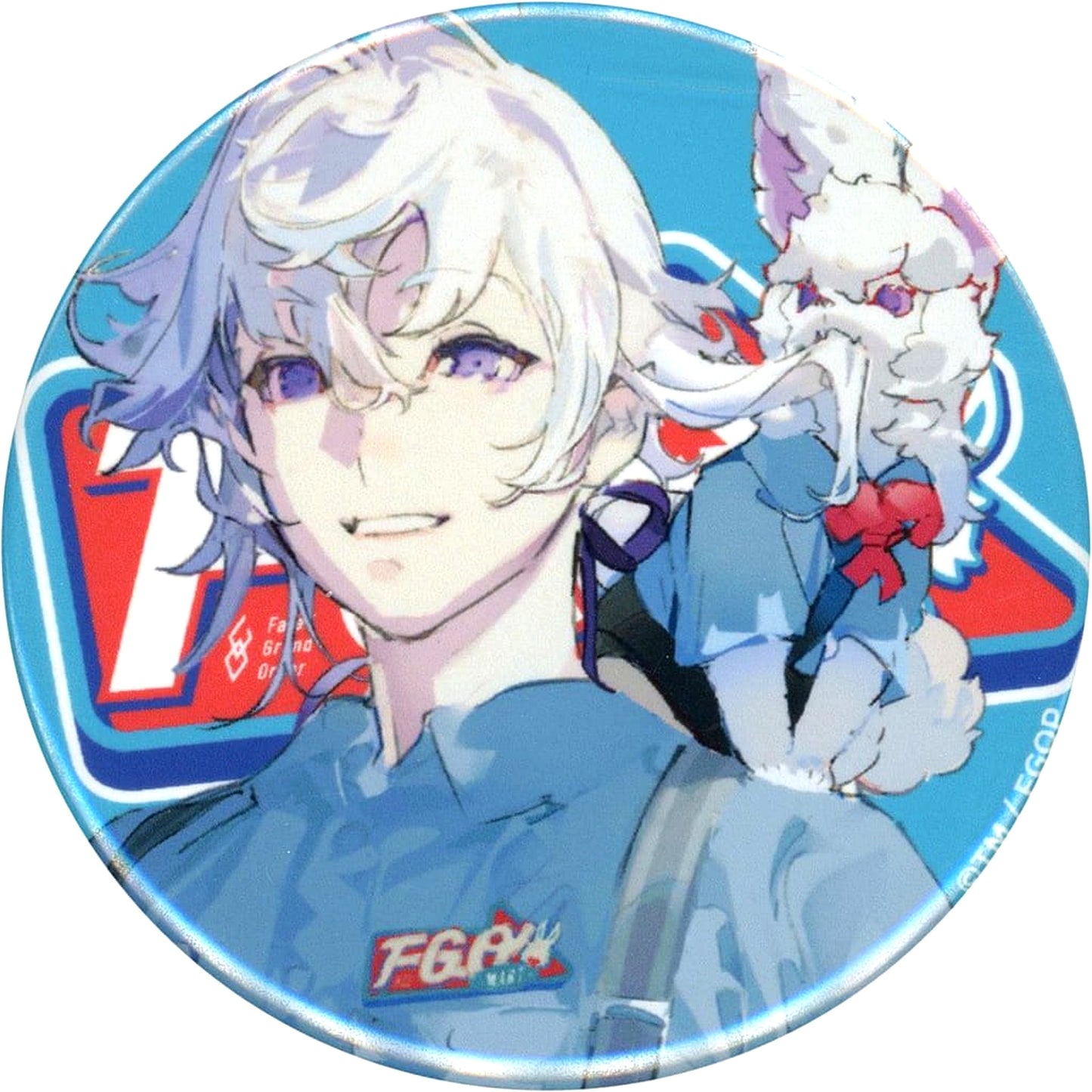 Fate/Grand Order Merlin Can Badge FGO MART Single Item [USED]