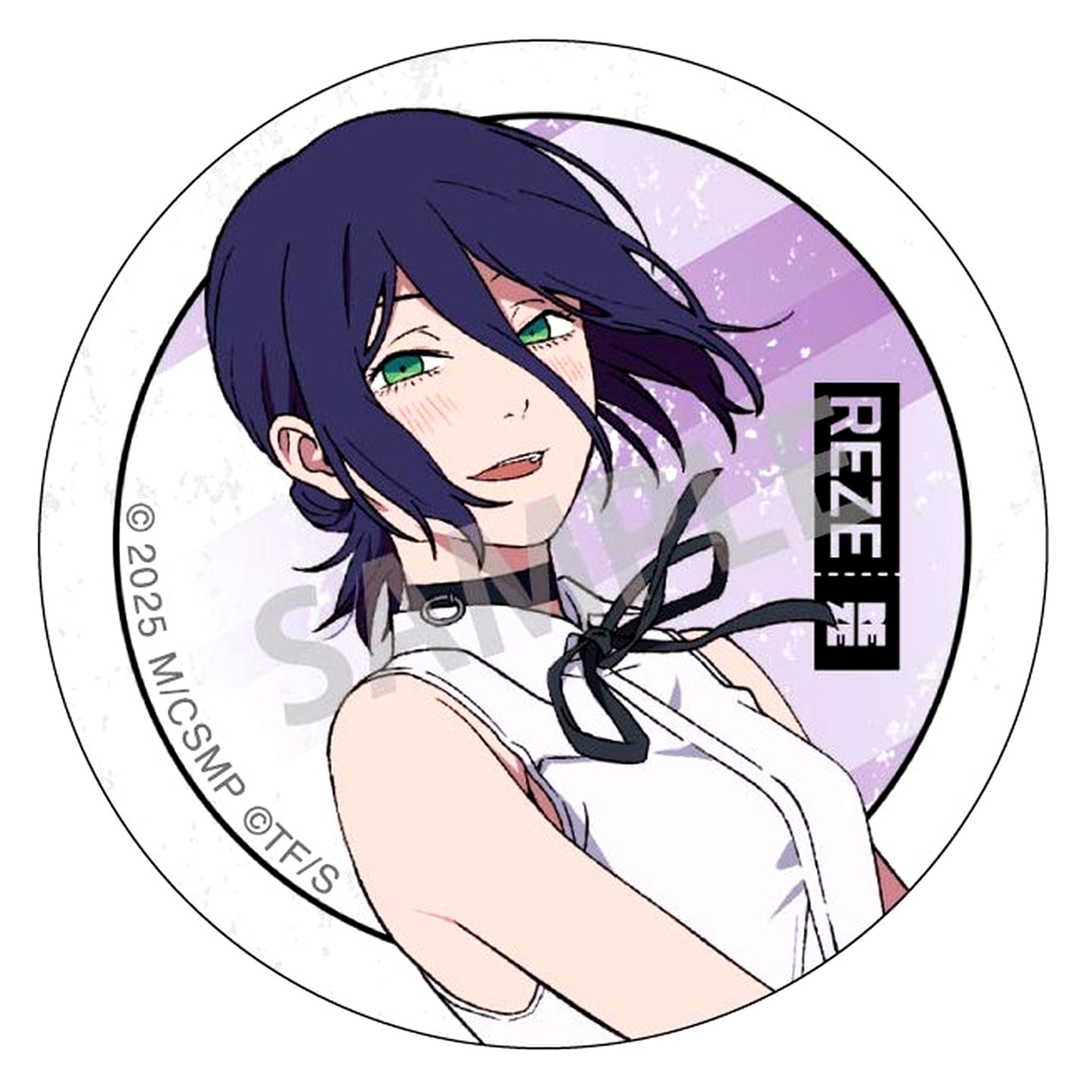 Reze Chainsaw Man The Movie: Reze Arc Trading Button Floating Ver. [USED]