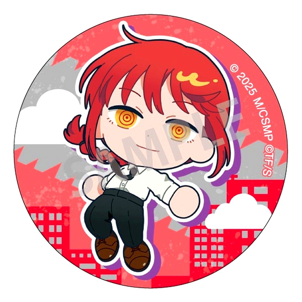 Makima Chainsaw Man the Movie: Reze Arc Okkochi Trading Button [USED]