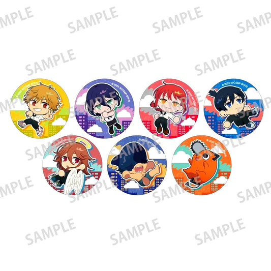 Set of 7 Chainsaw Man the Movie: Reze Arc Okkochi Trading Button [USED]