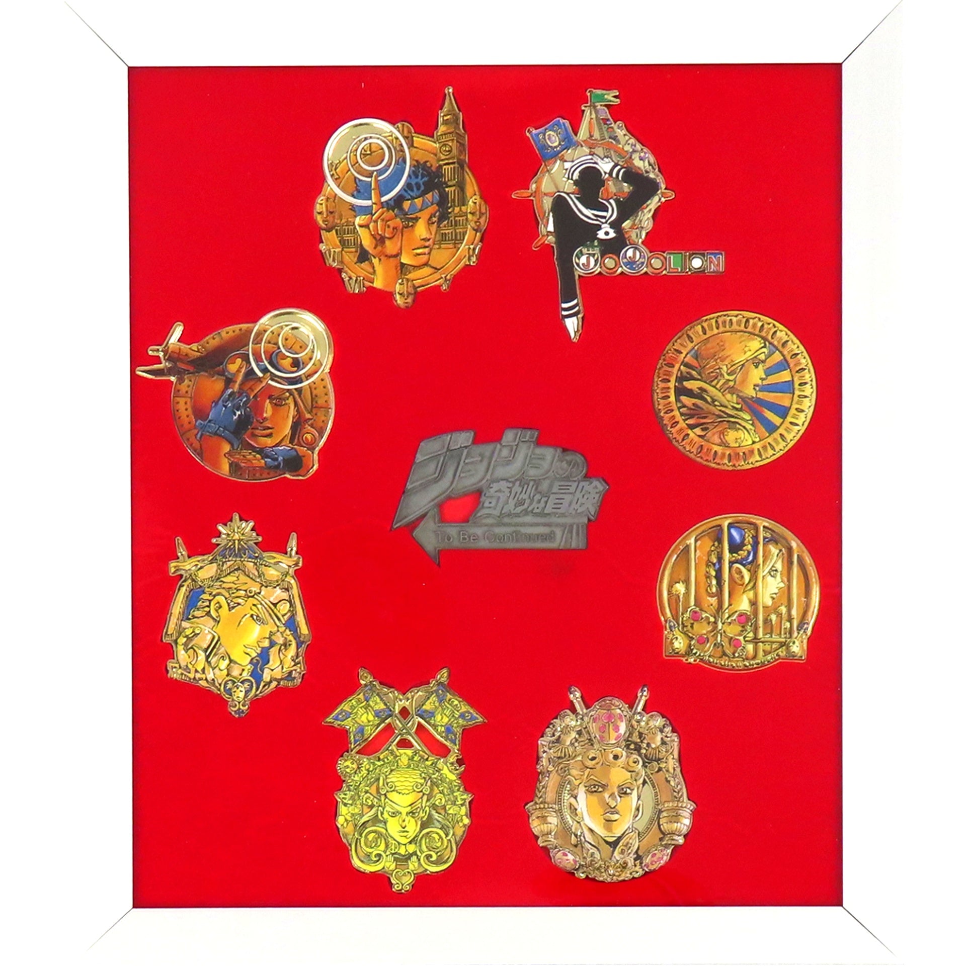Group JoJo's Bizarre Adventure Framed Pins Set [USED]