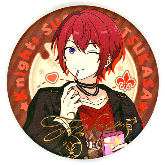 Single Item Tsukasa Suou Badge Ensemble Stars x Glico x TapTap Tsukasa Suou Premium Box China Limited [USED]