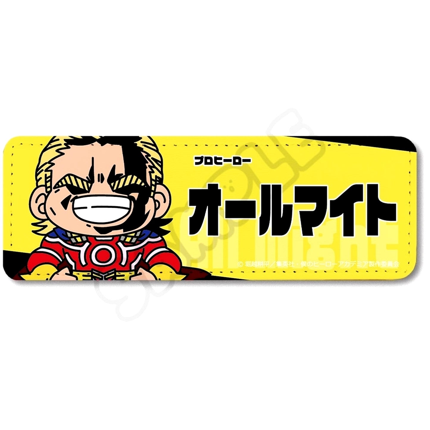 All Might M-IA. My Hero Academia Minna mochocho-ka Daisakusen Part 6 Leather Button Long [USED]