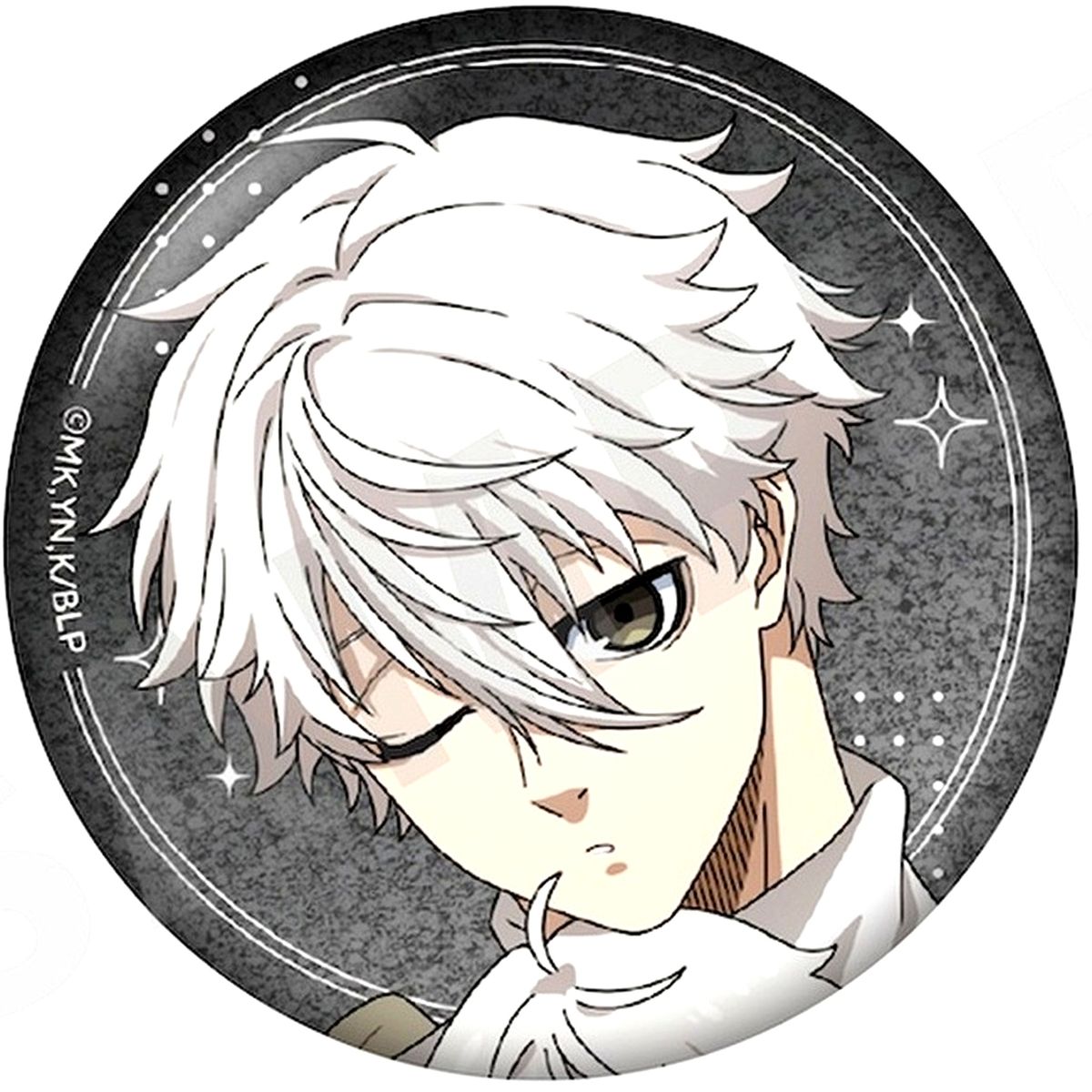 Seishiro Nagi Blue Lock POP UP SHOP Hug Series Trading Glitter Button [USED]