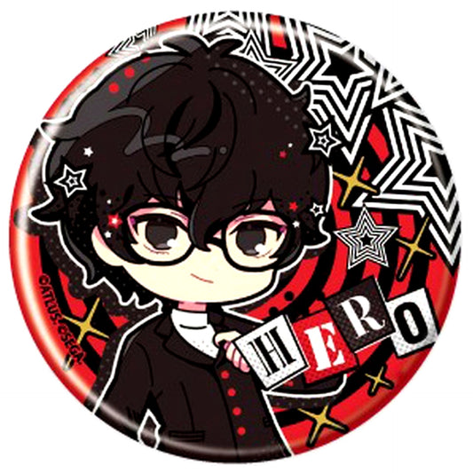 Protagonist P5 Persona 5 The Royal Button 04 POP Art Illustration [USED]