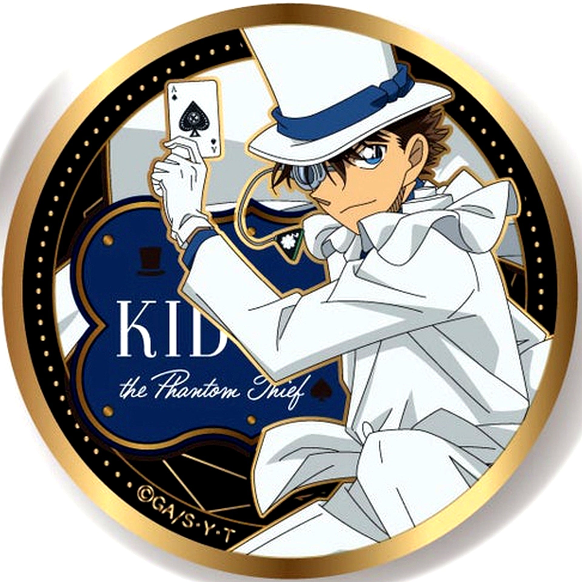 Kaito Kid Detective Conan Gold Button Vol. 2 [USED]